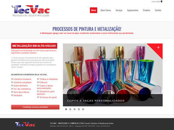 TecVac - Metalização a vácuo